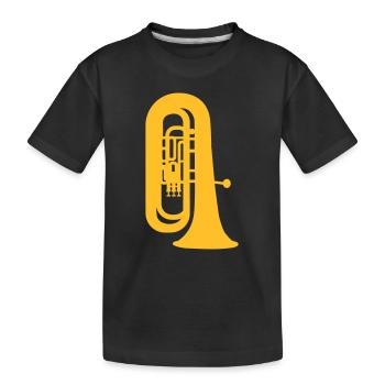 Tuba - T-shirt bio Premium Enfant - noir - Devant