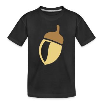 gland - T-shirt bio Premium Enfant - noir - Devant