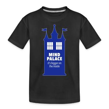Mind Tardis - When Fandoms Collide - Kids' Premium Organic T-Shirt - black - Front