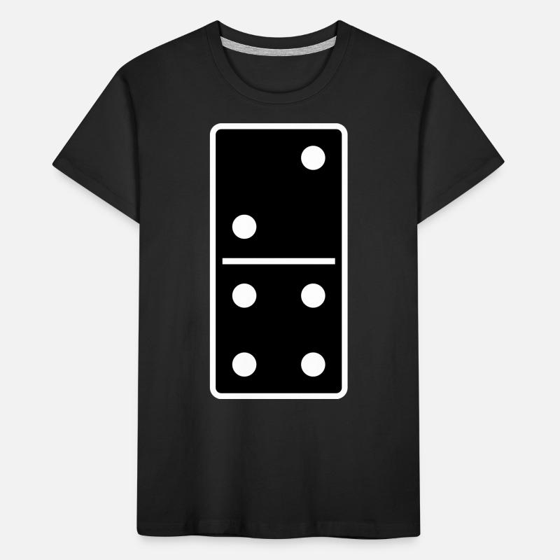 DOMINO STONE 2:4 - VARIABLE COLOR - VECTOR DESIGN! Kinder Premium Bio T-Shirt
