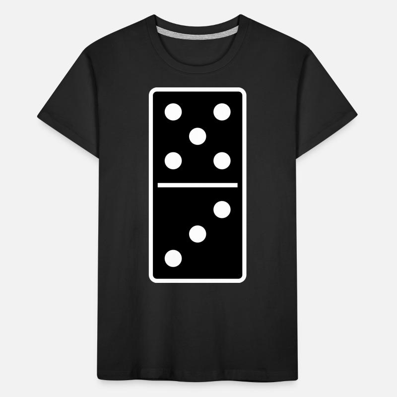 DOMINO STONE 5:3 - VARIABLE COLOR - VECTOR DESIGN! Kinder Premium Bio T-Shirt