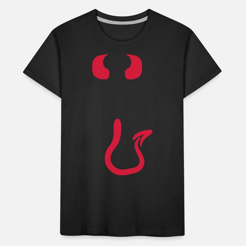 Devil Satan horns evil Dick Kids' Premium Organic T-Shirt