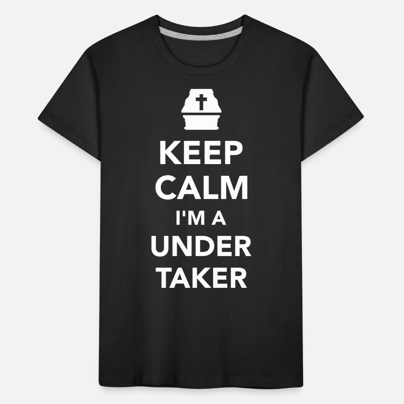 Keep calm I’m a undertaker Kids' Premium Organic T-Shirt
