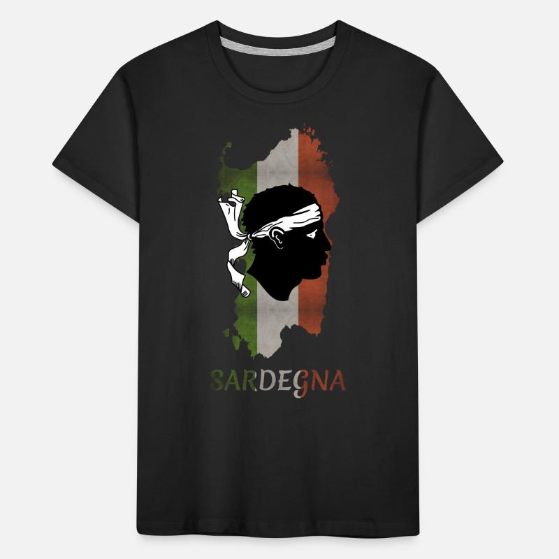 Sardaigne Drapeau Sardaigne Drapeau Sardegna Drapeau T-shirt bio Premium Enfant