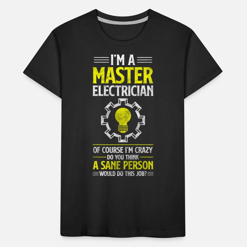 Profession de l’électricité Éclairage électrique T-shirt bio Premium Enfant