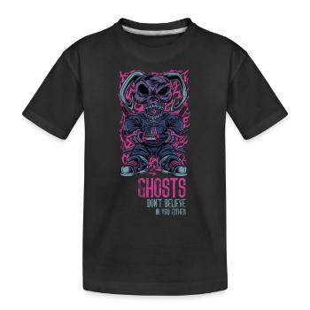 Ghosts Funny Citation Paranormal Investigator - T-shirt bio Premium Enfant - noir - Devant
