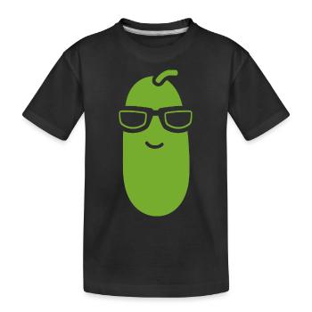 Cornichon - T-shirt bio Premium Enfant - noir - Devant