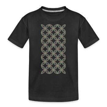 simple look - Kids' Premium Organic T-Shirt - black - Front