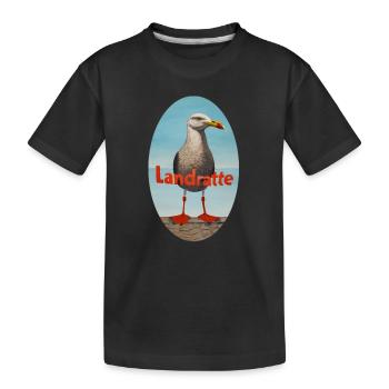 Terrien - T-shirt bio Premium Enfant - noir - Devant