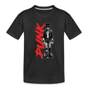 Punks with a hat - Kids' Premium Organic T-Shirt - black - Front