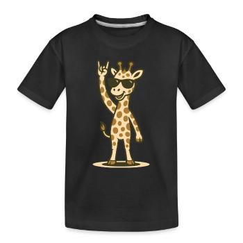 Grand et bruyant - T-shirt bio Premium Enfant - noir - Devant