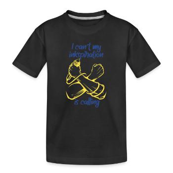 Poetry Slam Ink Stimulation Slam Poetry - Kids' Premium Organic T-Shirt - black - Front