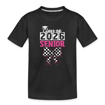 Class of 2026 Senior Graduation - T-shirt bio Premium Enfant - noir - Devant