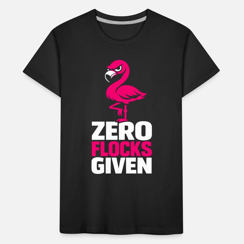 Zero Flocks Given Kinder Premium Bio T-Shirt