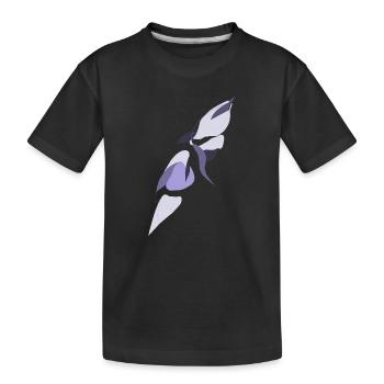 Wings of Shadow and Light - Kids' Premium Organic T-Shirt - black - Front