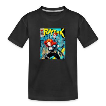 Punkrock - Kinder Premium Bio T-Shirt - Schwarz - Vorne
