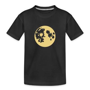 Lune - T-shirt bio Premium Enfant - noir - Devant