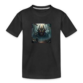 Forest Demon - Kids' Premium Organic T-Shirt - black - Front