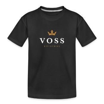 Logo original de la famille Voss - T-shirt bio Premium Enfant - noir - Devant