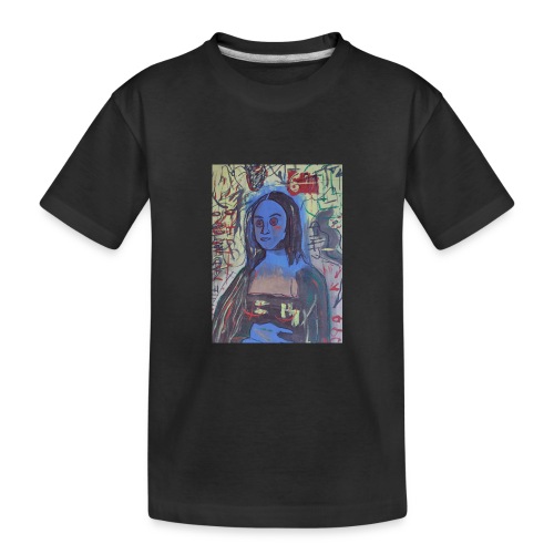 Gioconda omaggio Basquiat. Arte da indossare. - Maglietta ecologica premium per bambini