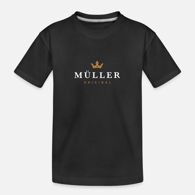 Logo original de la famille Müller - T-shirt bio Premium Enfant - noir