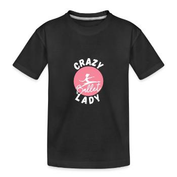 Balletttänzer | Ballettlehrer | Ballerina - Kinder Premium Bio T-Shirt - Schwarz - Vorne