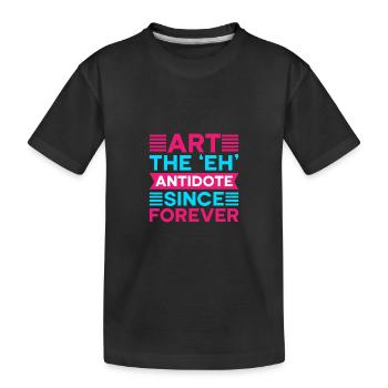 Artist Painter Graphic Art Since Forever Gift Idea - Kinder Premium Bio T-Shirt - Schwarz - Vorne