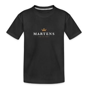 Logo original de la famille Martens - T-shirt bio Premium Enfant - noir - Devant
