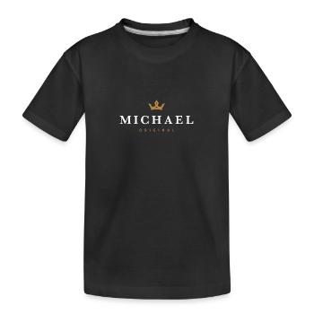 Logo de la famille Michael Original - T-shirt bio Premium Enfant - noir - Devant