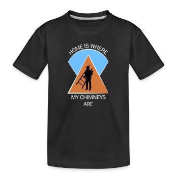 Chimney sweep chimney sweep - Kids' Premium Organic T-Shirt - black - Front