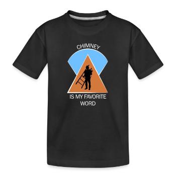 Chimney Sweep Chimney Sweep - Kids' Premium Organic T-Shirt - black - Front