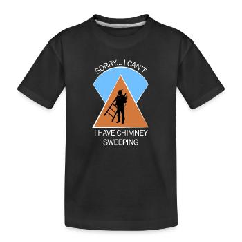 Chimney Sweep Chimney Sweep - Kids' Premium Organic T-Shirt - black - Front