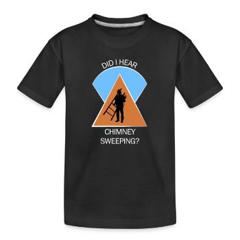 Chimney Sweep Chimney Sweep - Kids' Premium Organic T-Shirt - black - Front