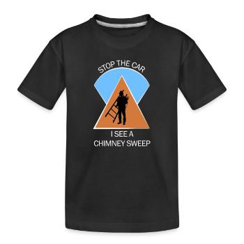 Chimney Sweep Chimney Sweep - Kids' Premium Organic T-Shirt - black - Front