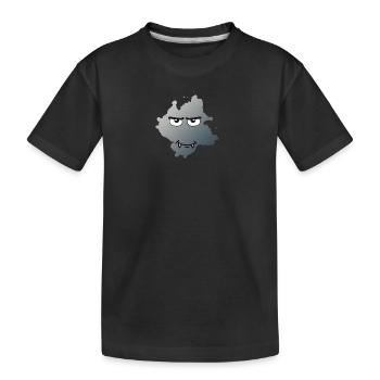 Kleksi© - The stain with style #5 - Kids' Premium Organic T-Shirt - black - Front