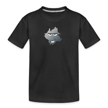 Kleksi© - Der Fleck mit Style #14 - Kinder Premium Bio T-Shirt - Schwarz - Vorne