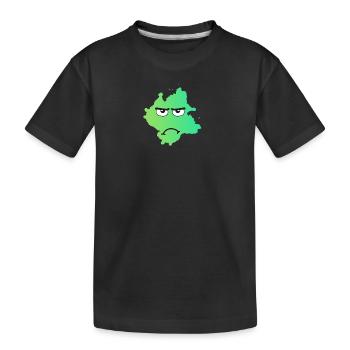 Kleksi© - The stain with style #3 - Kids' Premium Organic T-Shirt - black - Front