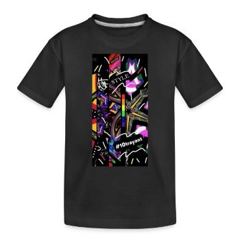 Style 4000 - T-shirt bio Premium Enfant - noir - Devant