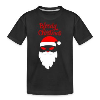 Noël sanglant Joyeux Noël Horreur - T-shirt bio Premium Enfant - noir - Devant