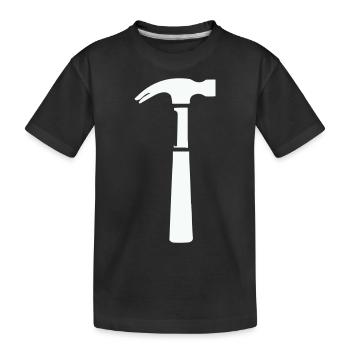 marteau - T-shirt bio Premium Enfant - noir - Devant