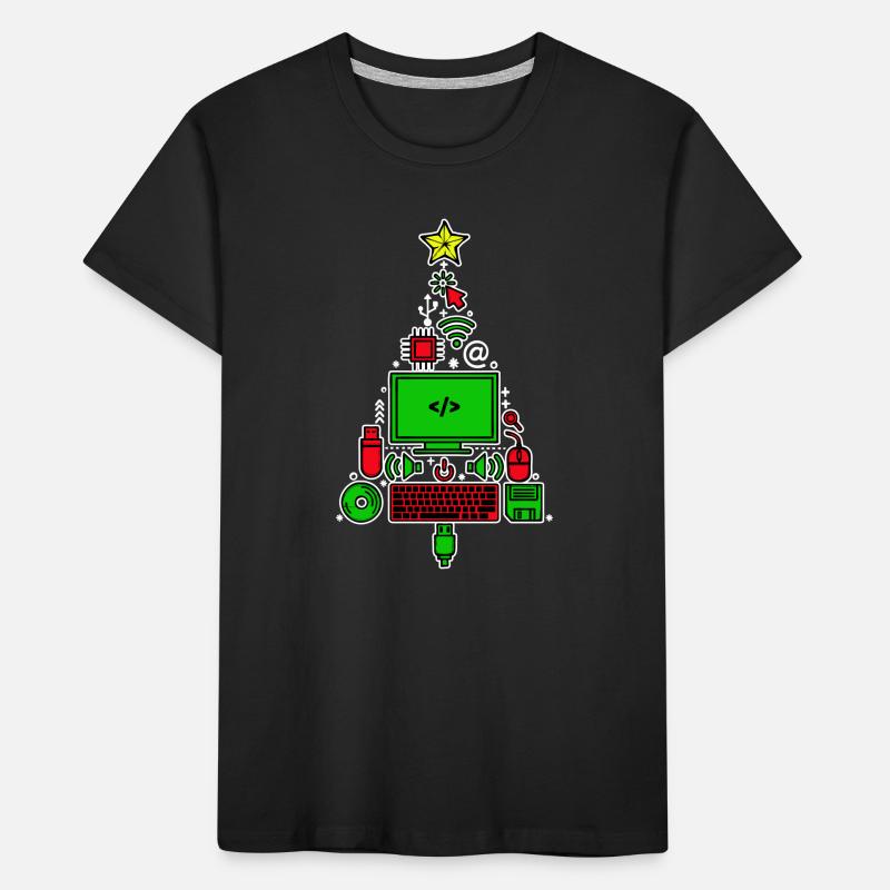 Développeur de scripts de débogage de code Computer Geek T-shirt bio Premium Enfant