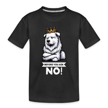 Avant de demander Berger Blanc Berger Berger - T-shirt bio Premium Enfant - noir - Devant