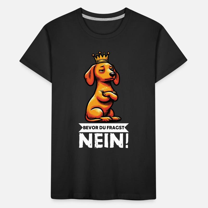 Avant que vous ne demandiez : teckel, propriétaire de teckel, propriétaire de teckel T-shirt bio Premium Enfant
