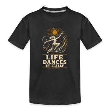 Cosmic Life Dance - Kids' Premium Organic T-Shirt - black - Front