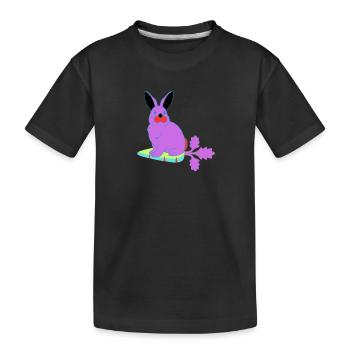 Lapin - T-shirt bio Premium Enfant - noir - Devant