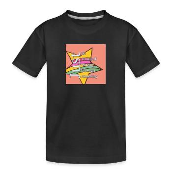 Be Yourself - Kids' Premium Organic T-Shirt - black - Front