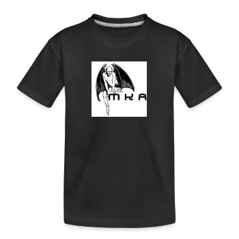 MKA Devil - Kids' Premium Organic T-Shirt - black - Front