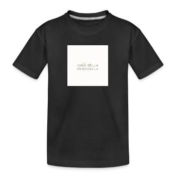 Ciao Bella Frikadella - Kinder Premium Bio T-Shirt - Schwarz - Vorne