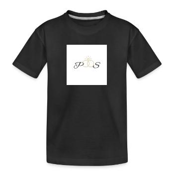 Personalisiert - Kinder Premium Bio T-Shirt - Schwarz - Vorne