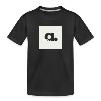Personalisiert - Kinder Premium Bio T-Shirt - Schwarz - Vorne